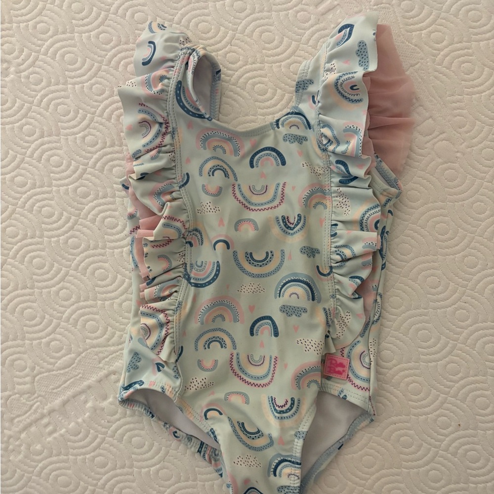 Ruffle Butts Pastel Swimsuit with Ruffles